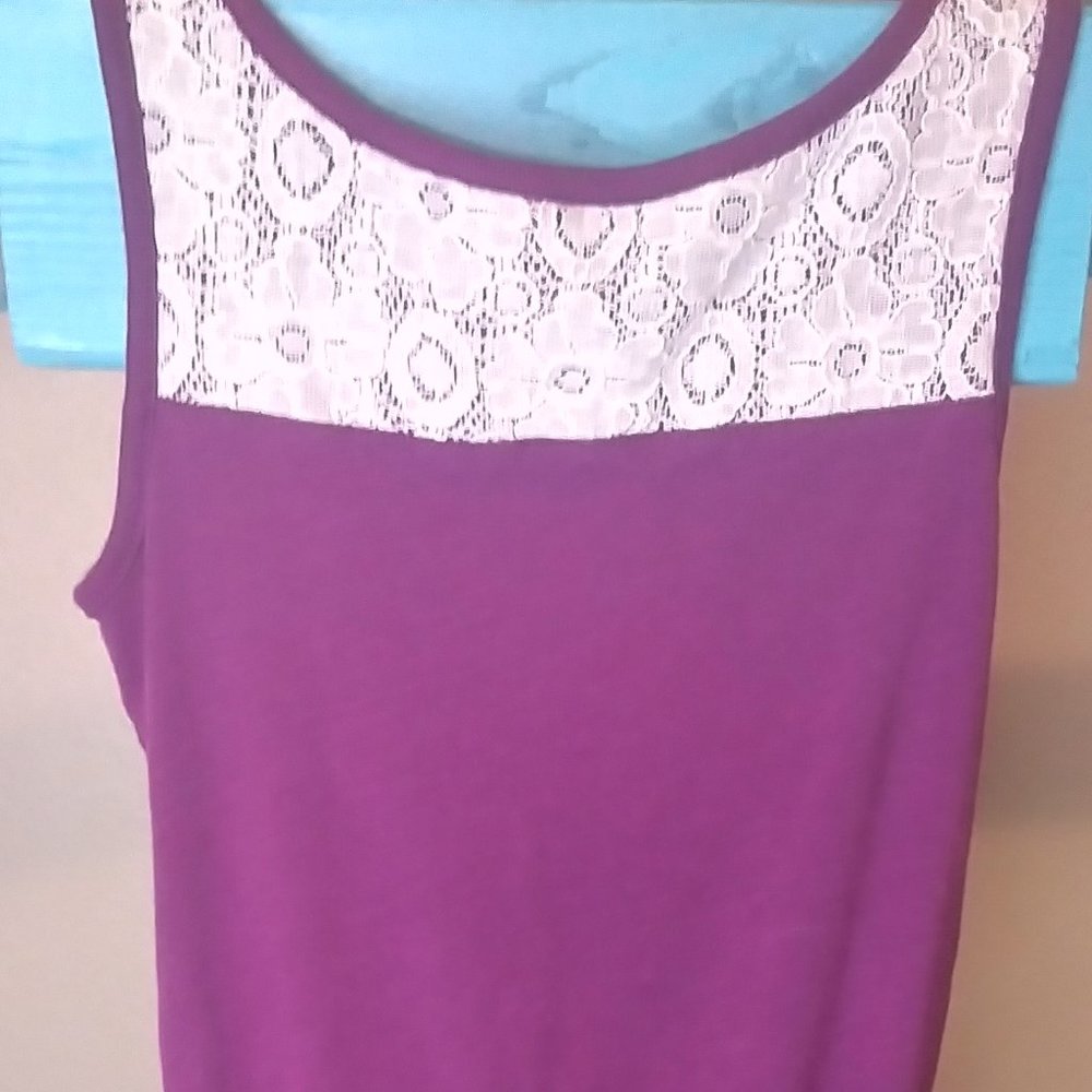 Girls Dress - Purple - Tank Top Style - Pockets
